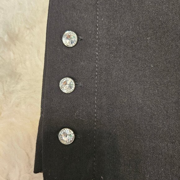 89th Madison Women's Black Capri Pants Size: 8 - Picture 8 of 8